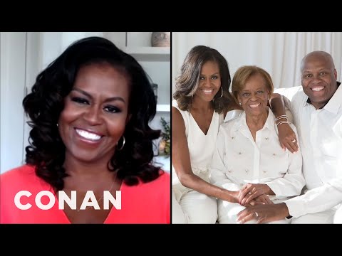 Michelle Obama Is Not Her Mom’s Favorite Child | CONAN on TBS