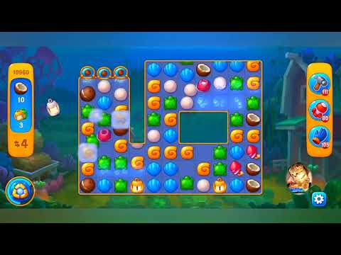 фишдом 2022  #  10960 уровень - прохождение без бустеров # Fishdom,   10960  level - no Boosters.