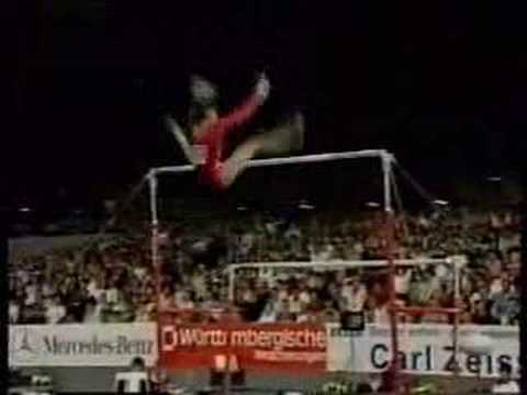 Eszter Ovary - 1989 Worlds AA - Uneven Bars