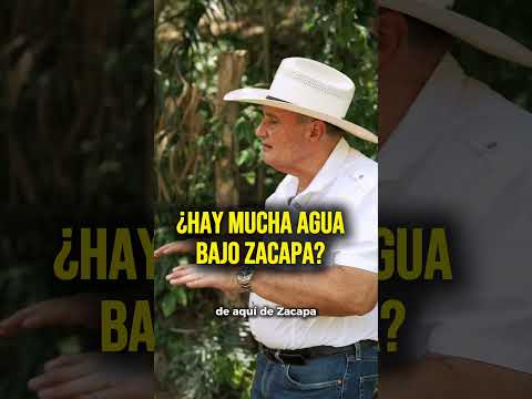 ¿Hay mucha agua subterránea en Zacapa?