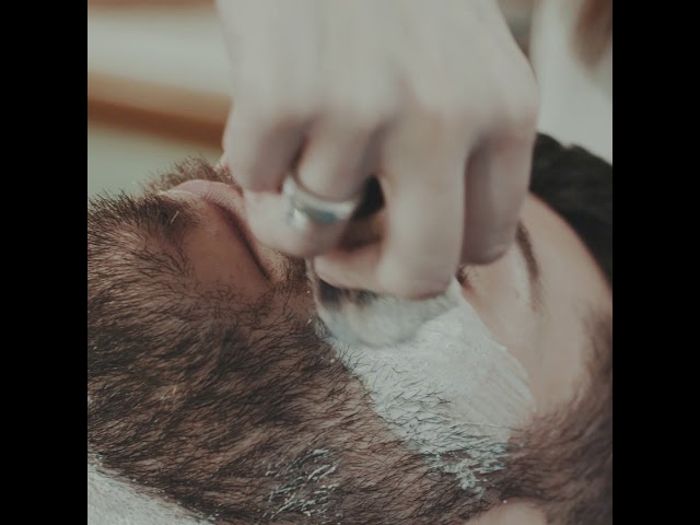 Video teaser for Hawkins & Brimble Shaving Cream Routine