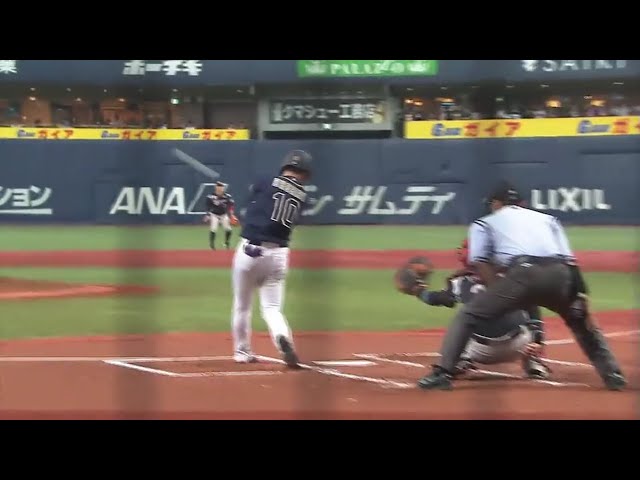 【1回裏】ルーキーに初勝利を!! バファローズ・大城の2号ソロで先制!! 2017/8/20 Bs-M