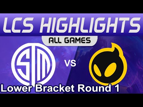 TSM vs DIG ALL GAMES Highlights LCS Playoffs 2023 Lower Bracket Round 1 Team SoloMid vs Dignitas