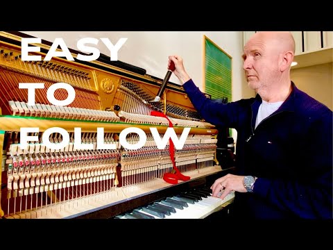 HOW TO TUNE AN UPRIGHT PIANO  STEP BY STEP YAMAHA U3