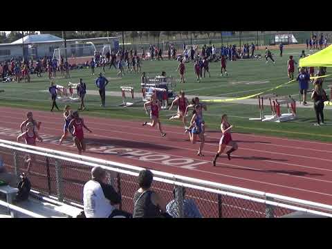 JVG 100m Heat 1 vs Fountain Valley on 3-27-19