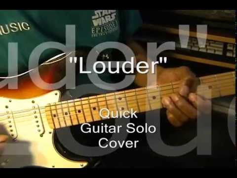 Neon Jungle LOUDER Quick Guitar One Chord Electric Guitar Solo Cover EricBlackmonMusic