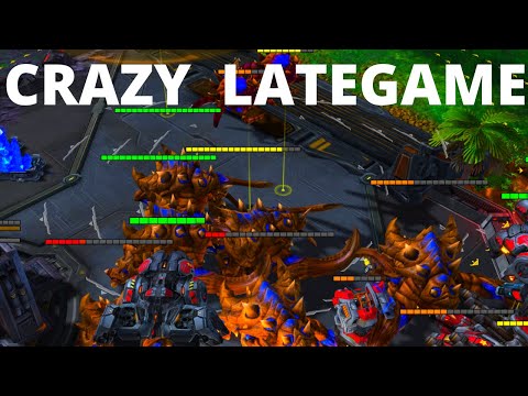 StarCraft 2: Crazy Terran VS Zerg LATEGAME | Kelazhur(T) vs Ragnarok (Z)