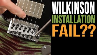 Download lagu Wilkinson 1302 Tremolo Installation Fail... mp3