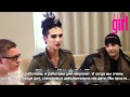 Elle Girl : Интервью с Tokio Hotel (с русскими субтитрами) 