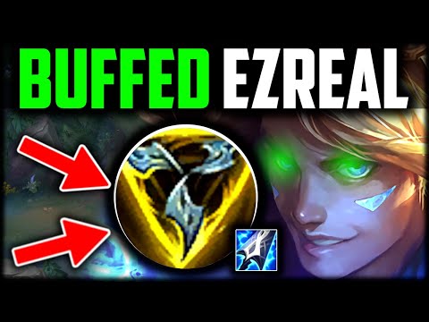 BUFFED EZRAL FEELS GOOOOD! (Best Build/Runes) How to Play Ezreal & Carry S14 - League of Legends