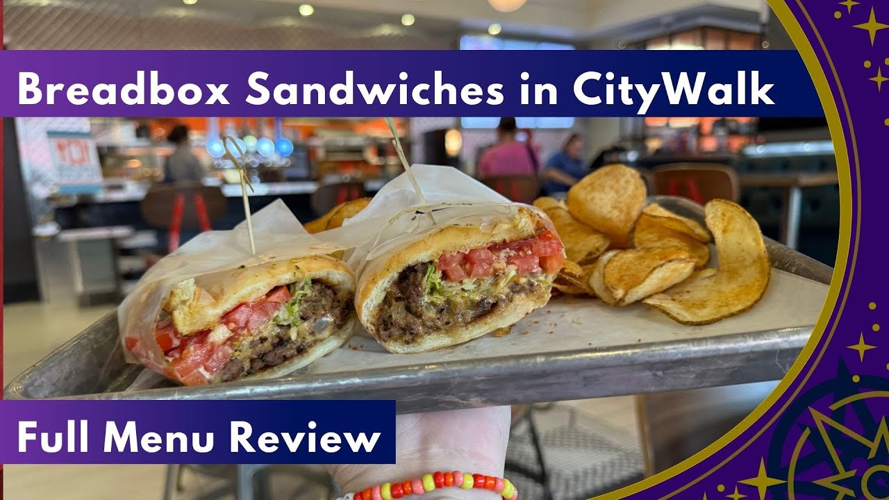Breadbox Sandwiches at Universal Orlando - Full Menu Review (Best Restaurant in CityWalk!)