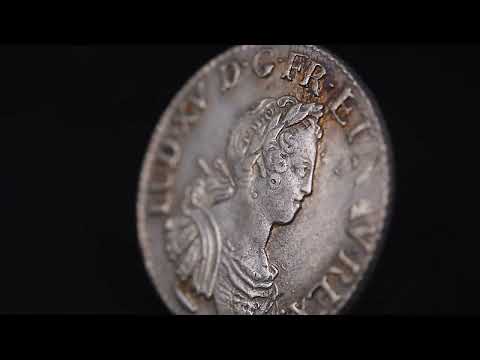 Moeda, França, Louis XV, 1/4 Écu aux 8 L, 30 Sols, 1/4 ECU, 1725, Amiens