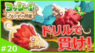ドリルのような顔を持つライオンと共に全てを貫け！【ヨッシーとフカシギの図鑑】#20