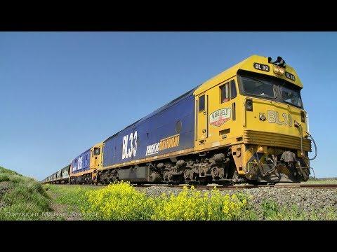 7731V Pacific National Grain Train - PoathTV Australian Railways