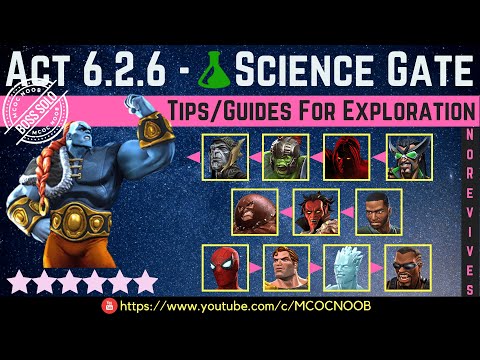 MCOC: Act 6.2.6 - Science Rarity Gate - Tips/Guide - No Revives - Story quest