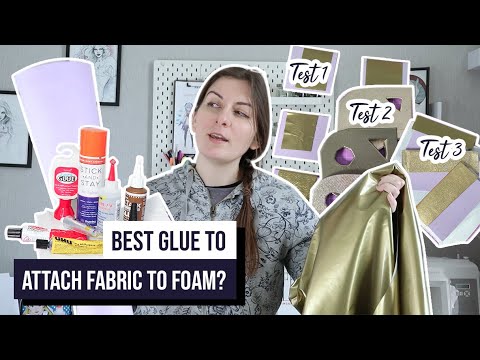 What is the best Glue to attach fabric to foam?