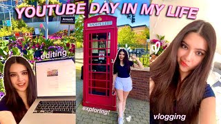 DAY IN MY LIFE AS A YOUTUBER! (Ha Sa)
