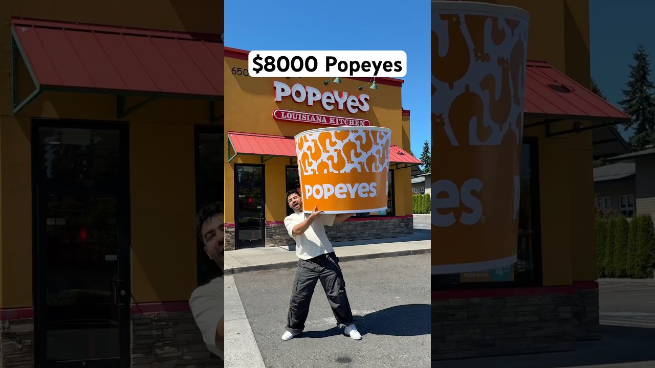 세계에서 가장 비싼 파파이스 프라이드 치킨 버킷 만들기 🍗