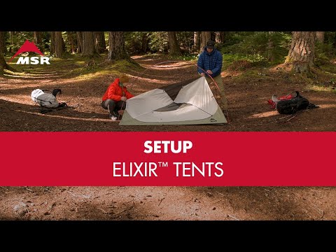 MSR® Elixir™ Tent Setup Guide (North America & PacRim only)