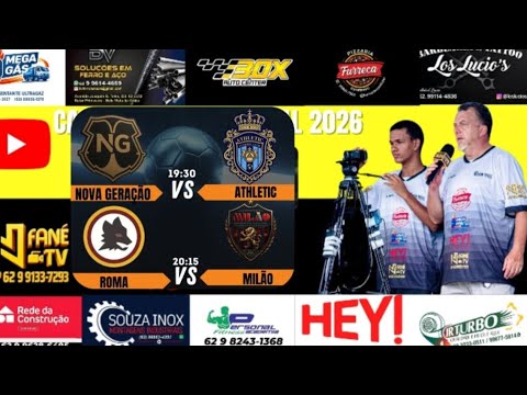 AO VIVO FANÉTV/CAMPEONATO MUNICIPAL DE FUTSAL/BELA VISTA DE GOIÁS
