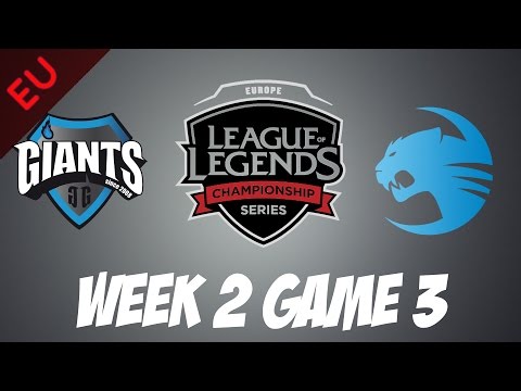 Giants vs Roccat | Game 3 | HIGHLIGHTS | EU LCS W2D4 2017 Spring split