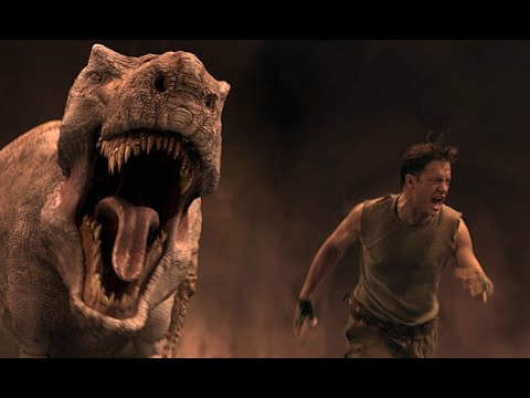 Journey To The Center Of The Earth (2008) || Dinosaur Chases Sean And Trevor (HD)