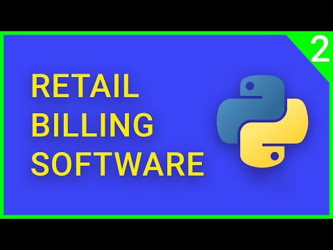 Retail Billing Software || Using Python ||  Working on Title bar and background || Part - 1