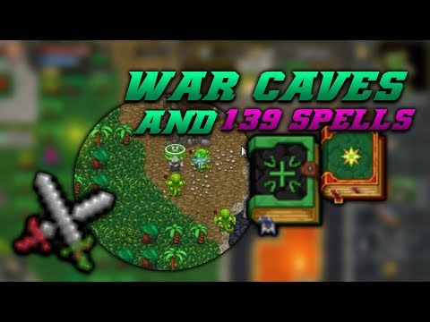 TibiaME: NEW War caves | 139 Spells tutorial