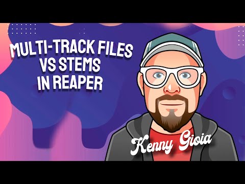Multi Track Files vs Stems in REAPER
