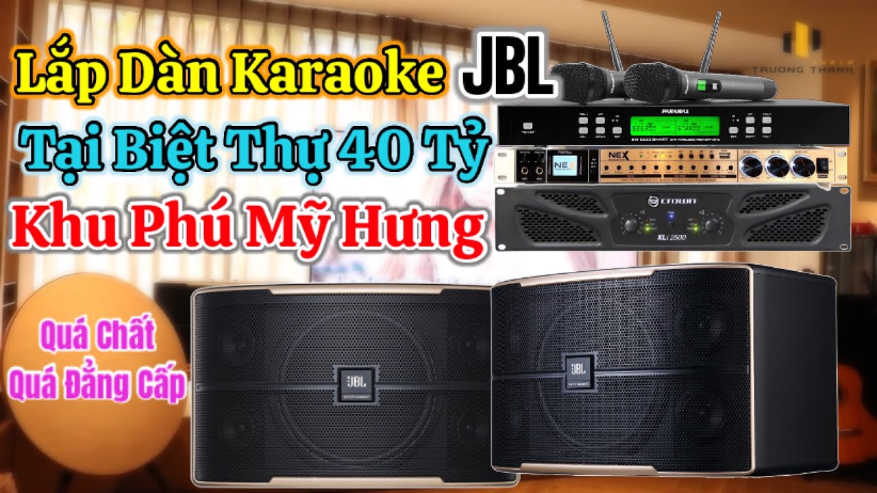 Lắp đặt bộ dàn karaoke sử dụng vang cơ nex fx9 plus