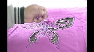 Proel LaserBridge Producing Butterfly Mesh Pattern