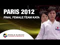 (1/2) Karate Japan vs Italy. Final Female Team Kata ...