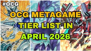 Yu-Gi-Oh! - OCG Metagame Tier List Post April Ban List