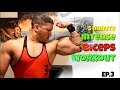 Intense 5 Minute At Home Biceps Workout (NO EQUIPMENT)