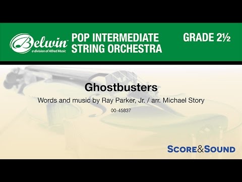 Ghostbusters, arr. Michael Story – Score & Sound