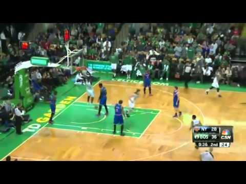 Sullinger Finds Wallace   New York Knicks vs Boston Celtics   December 13  2013   NBA 2013 14 Season