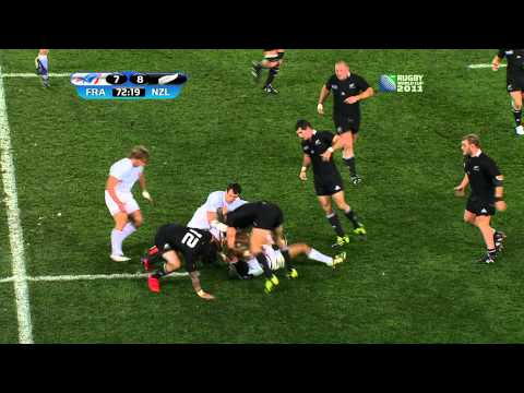 2011 Rugby World Cup final New Zealand v France 2nd half