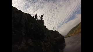 preview picture of video 'ESN Vigo Rafting - Saltos río Miño (Jumping - Rafting)'