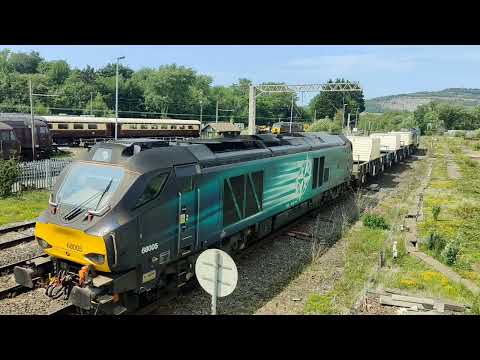 Direct Rail Services Freight Move 68005 tnt 68008 6C51 Carnforth 20/06/2025