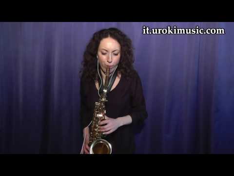 Lezioni di Sassofono Ellie Goulding Burn - Cover Melodia Tutorial Spartito Imparare Insegnante