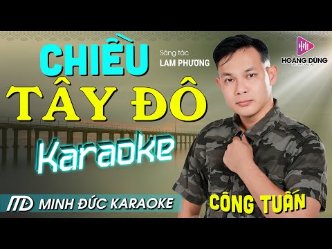 Chiều Tây Đô Karaoke Tone Nam Nhạc Sống Rumba Beat Hay Dễ Hát CÔNG TUẤN BOLERO MỚI NHẤT