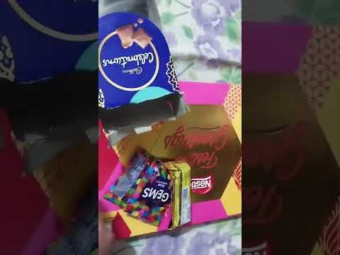 Raksha Bandhan Chocolate box unboxing 😋 Happy Raksha Bandhan to everyone 😃🥰 #shorts #youtube