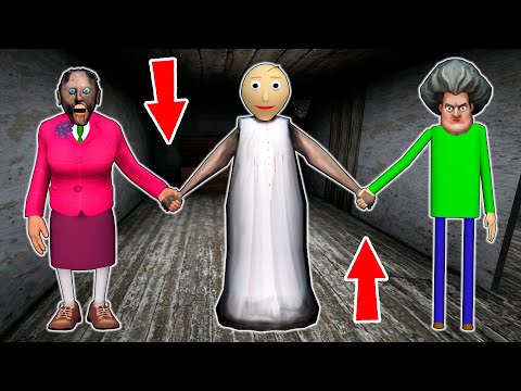 Granny vs Scary Teacher vs Baldi - funny horror animation parody (the funniest episodes)