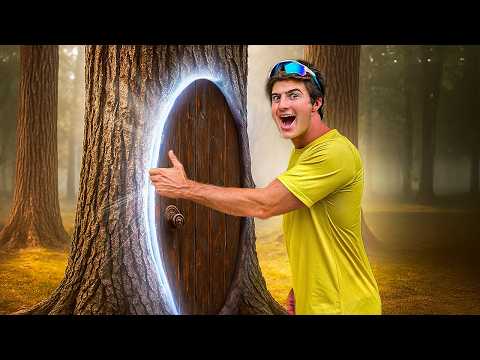 CONSTRUÍ UMA CASA SECRETA NA ÁRVORE!