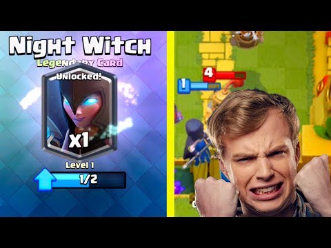 FREE NIGHT WITCH - EASY 12 Wins vs. Chief Pat - Clash Royale Challenge!