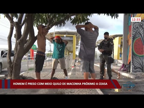 Homem é preso com meio kilo de maconha próximo à Ceasa 07 01 2022