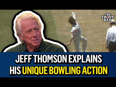 Jeff Thomson explains his famous bowling action | 2019 | The Front Bar | Cricket Show