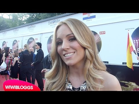 Eurovision 2015 red carpet: Edurne (Spain) interview | wiwibloggs
