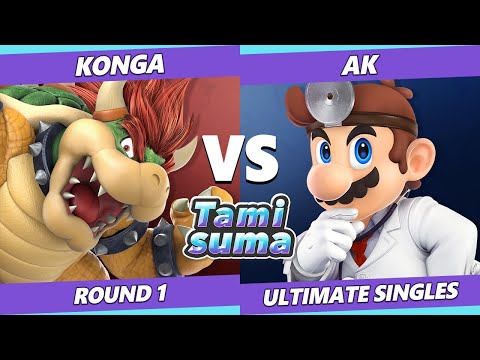 TAMISUMA 218 Round 1 - Konga (Bowser) Vs. AK (Dr. Mario) SSBU Smash Ultimate