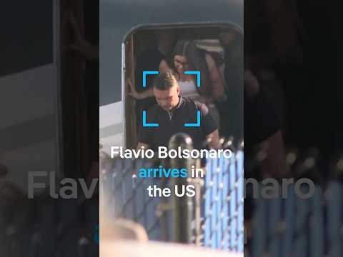 Flavio Bolsonaro arrives in Miami | DW News